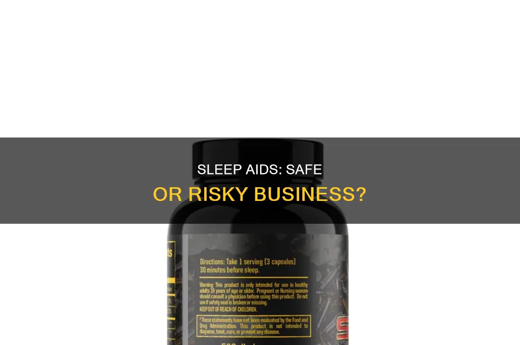 is it safe to take over the counter sleep aides