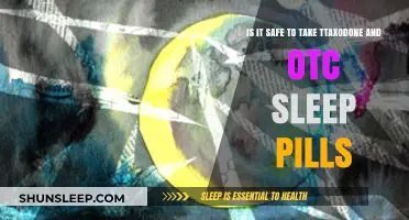 Can You Mix Trazodone and OTC Sleep Aids?