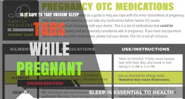 Pregnant and Insomnia? Unisom Sleep Tabs Safety