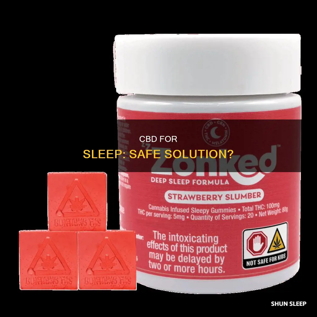 is it safe to use cbd to sleep