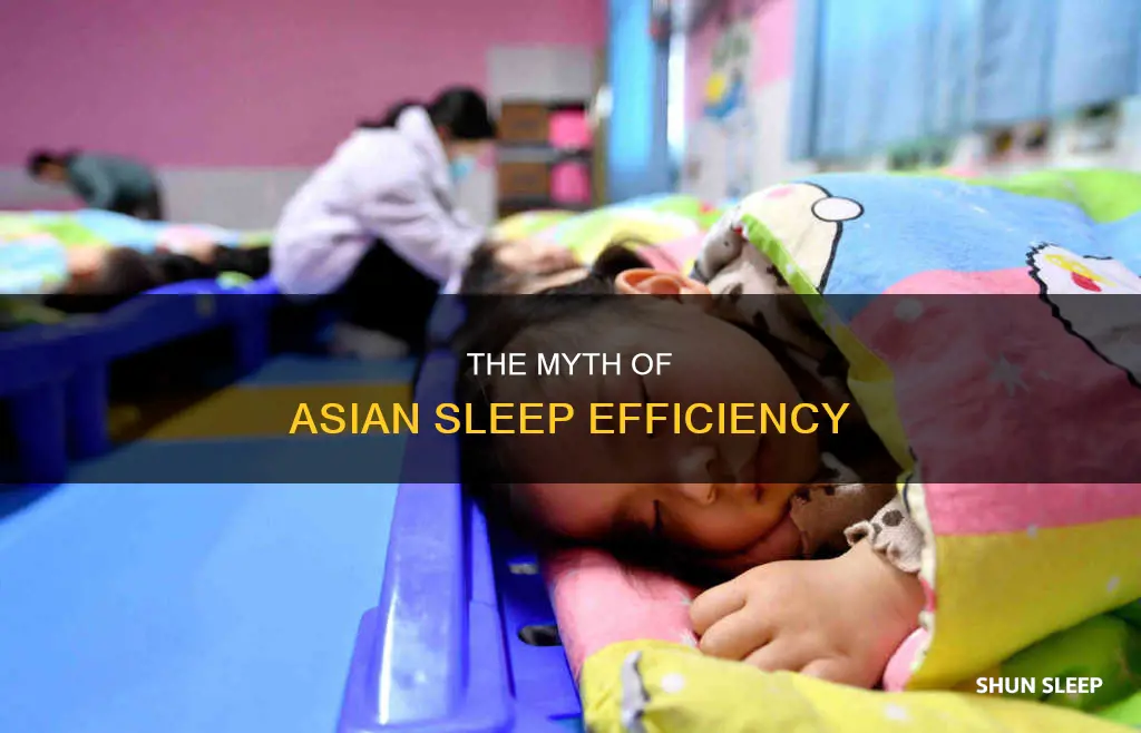 is it true that asians need less sleep