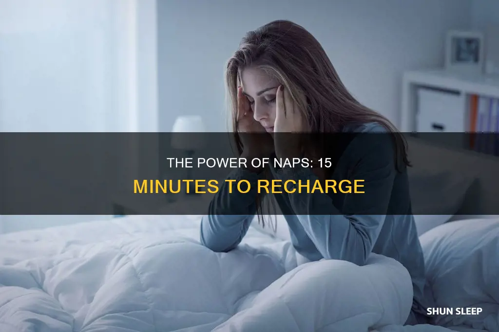 is it true you only need 15 mins of sleep