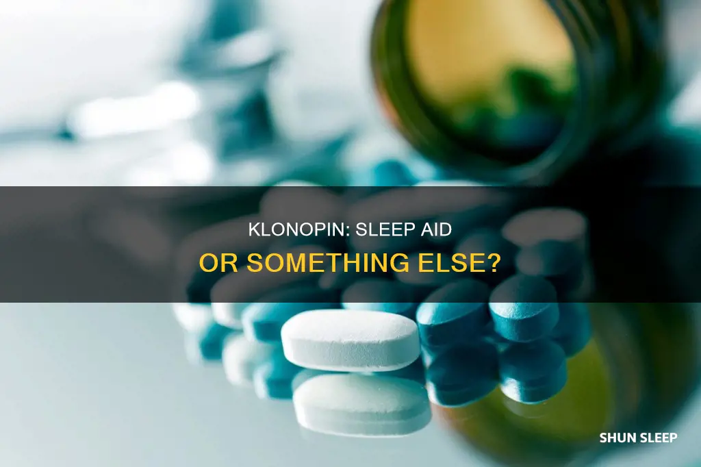 is klonopin a sleeping pill