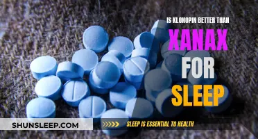 Klonopin vs. Xanax: Which is Better for Sleep?