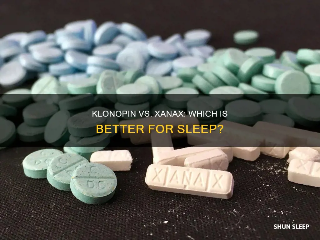is klonopin better than xanax for sleep