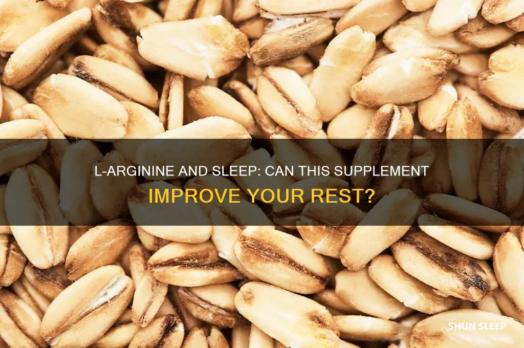 is l arginine helpful for sleep