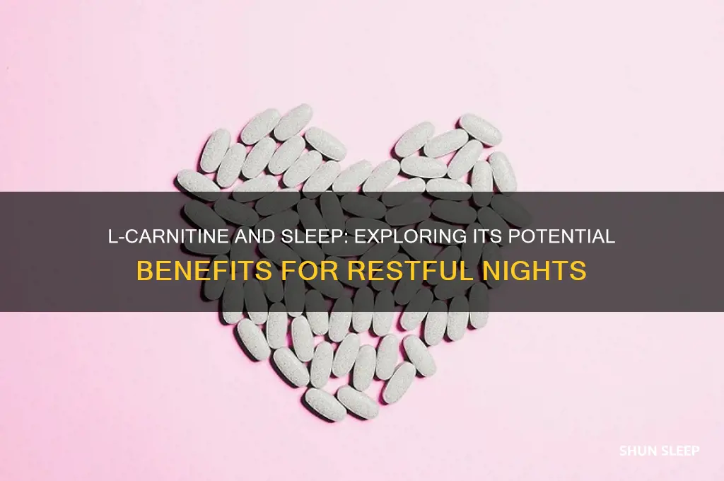 is l cartimine helpful for sleep