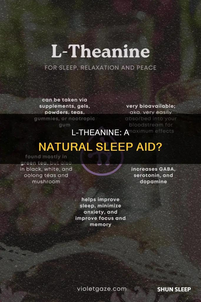 is l-theanine used for sleep