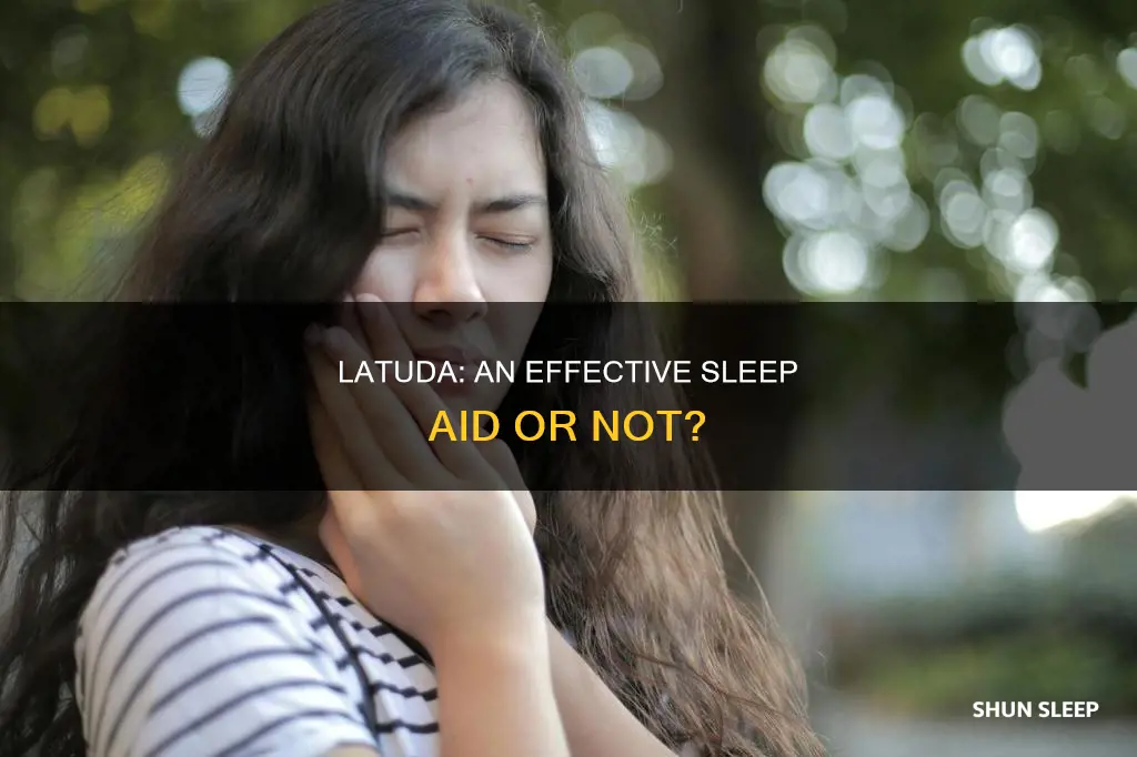 is latuda used for sleep
