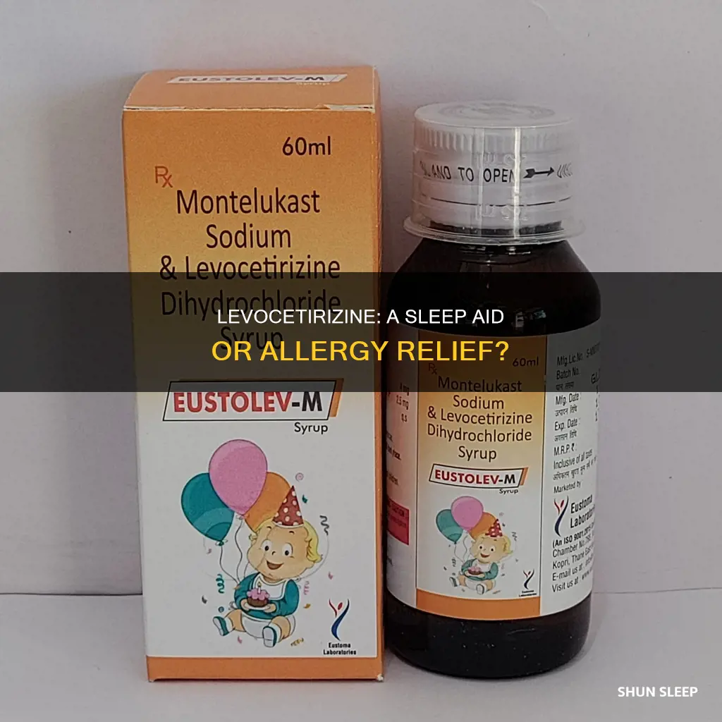 is levocetirizine a sleeping pill