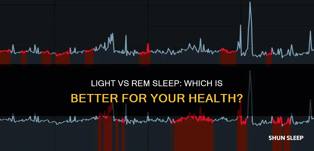 is light or rem sleep better