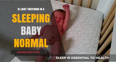 Is Light Twitching in Sleeping Babies Normal? Expert Insights