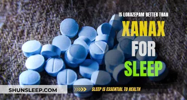 Lorazepam vs. Xanax: Which is Better for Sleep?