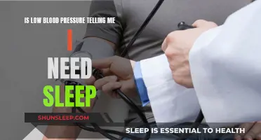 Low Blood Pressure: Sleep or Health Risk?