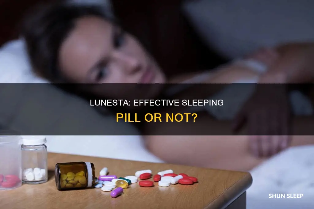 is lunesta a sleeping pill