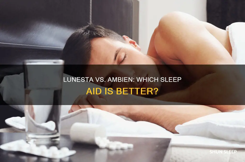 is lunesta or ambien better for sleep