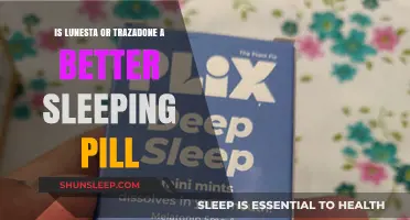 Lunesta vs. Trazodone: Which Sleep Aid is Better?
