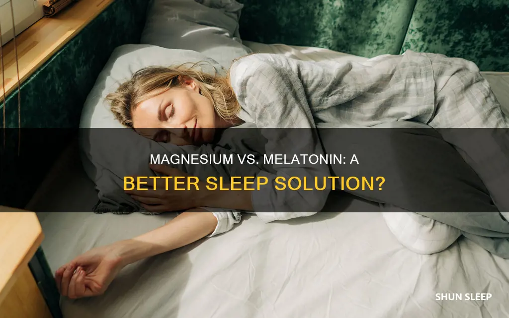 is magnesium better for sleep than melatonin