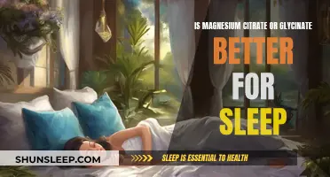 Magnesium Citrate vs. Glycinate: Which Helps Sleep Better?