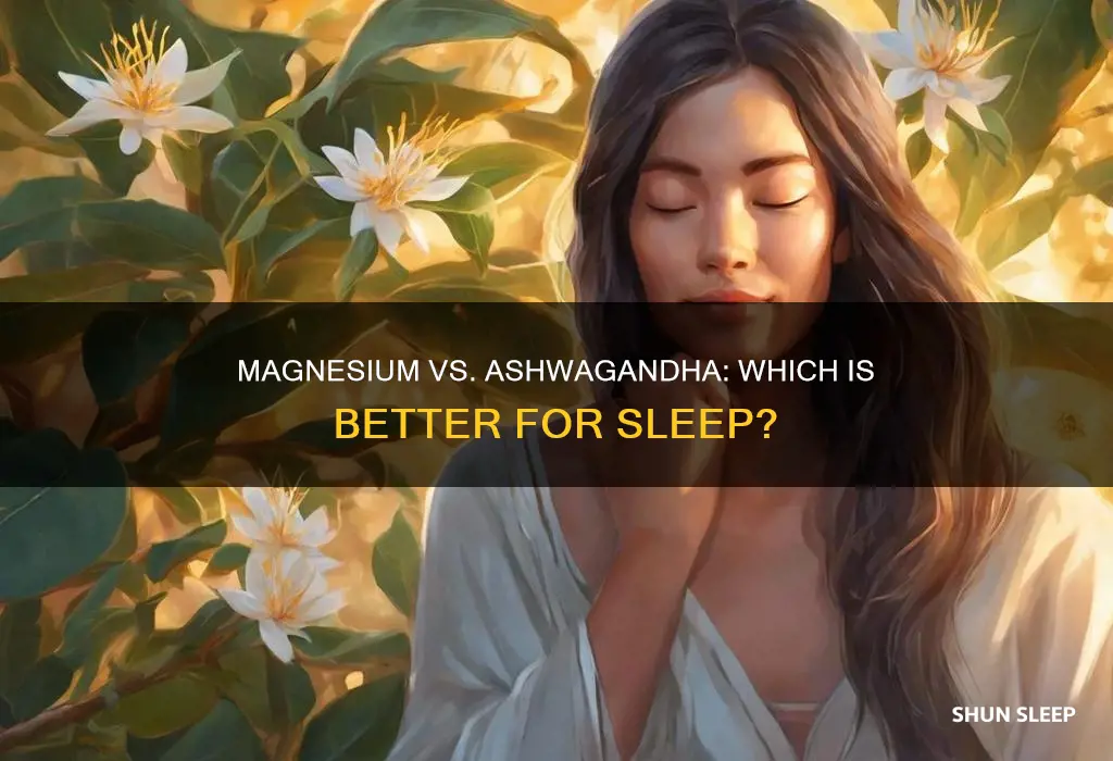 is magnesium or ashwagandha better for sleep