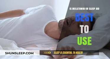 Melatonin or Sleep Aids: Which is the Better Option?