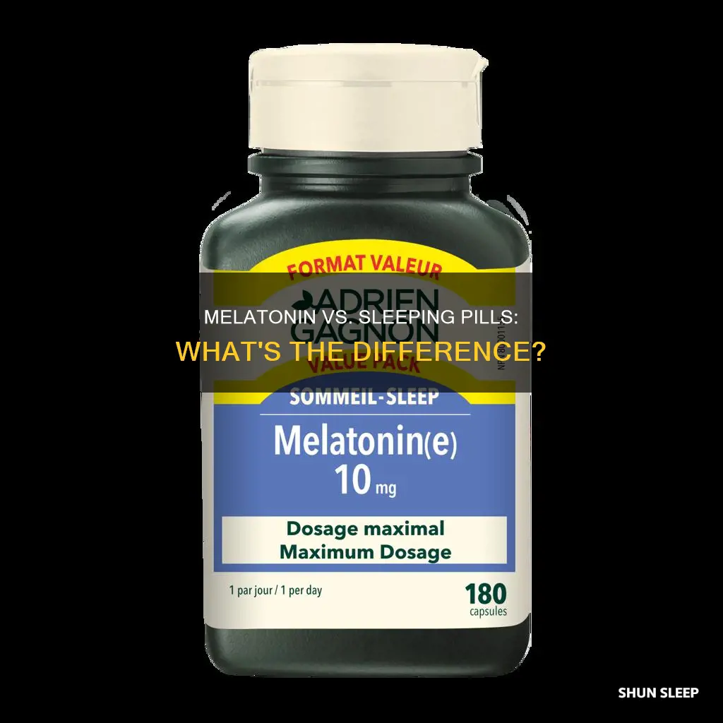 is melatonin a sleeping pills