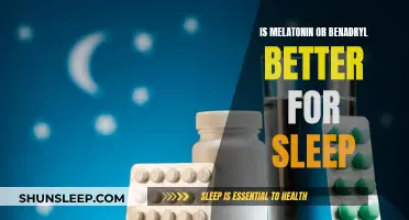 Melatonin vs. Benadryl: Which Is Better for Sleep?