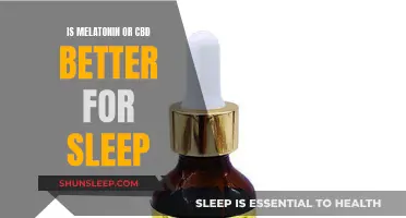 Melatonin vs CBD: Which Is Better for Sleep?