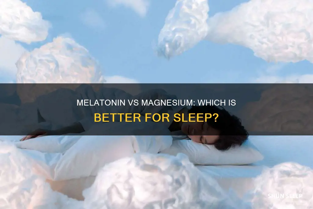 is melatonin or magnesium better for sleep