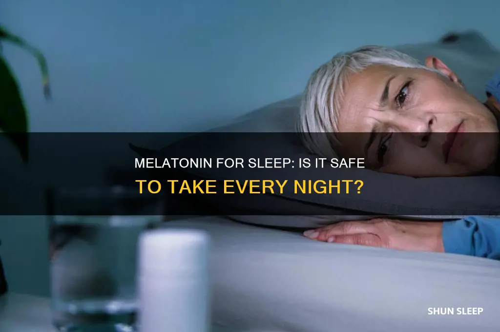 is melatonin safe to take every nite to sleep