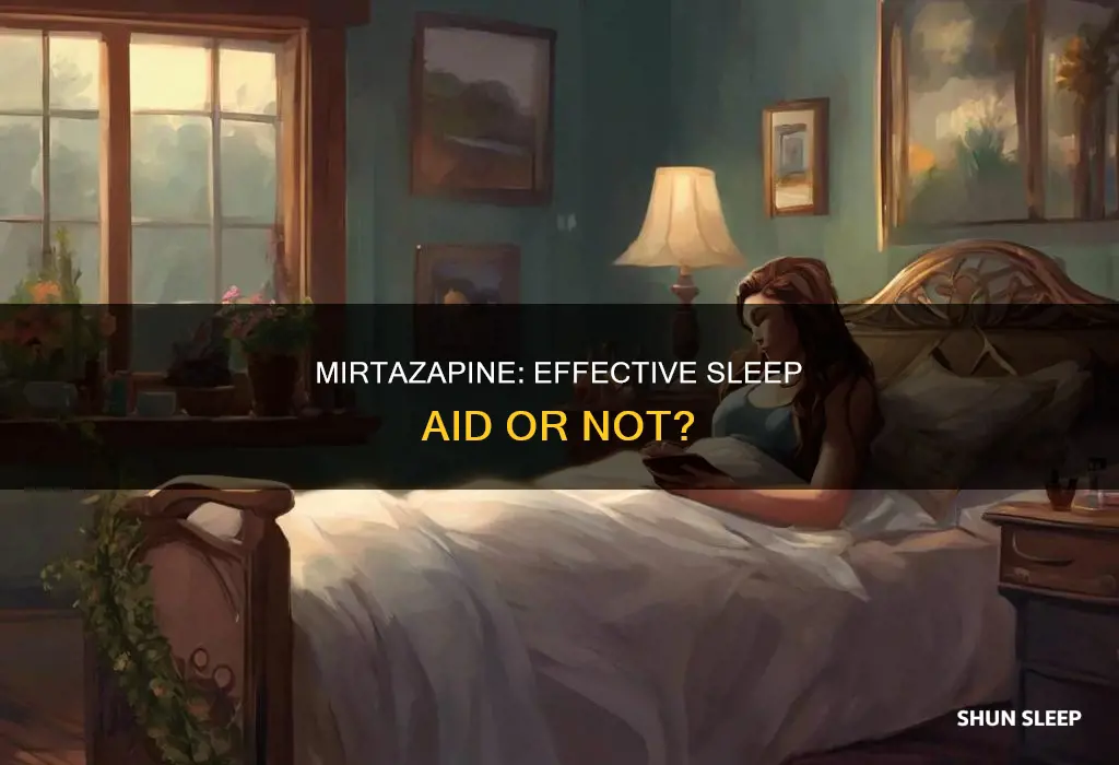 is mirtazapine used for sleep