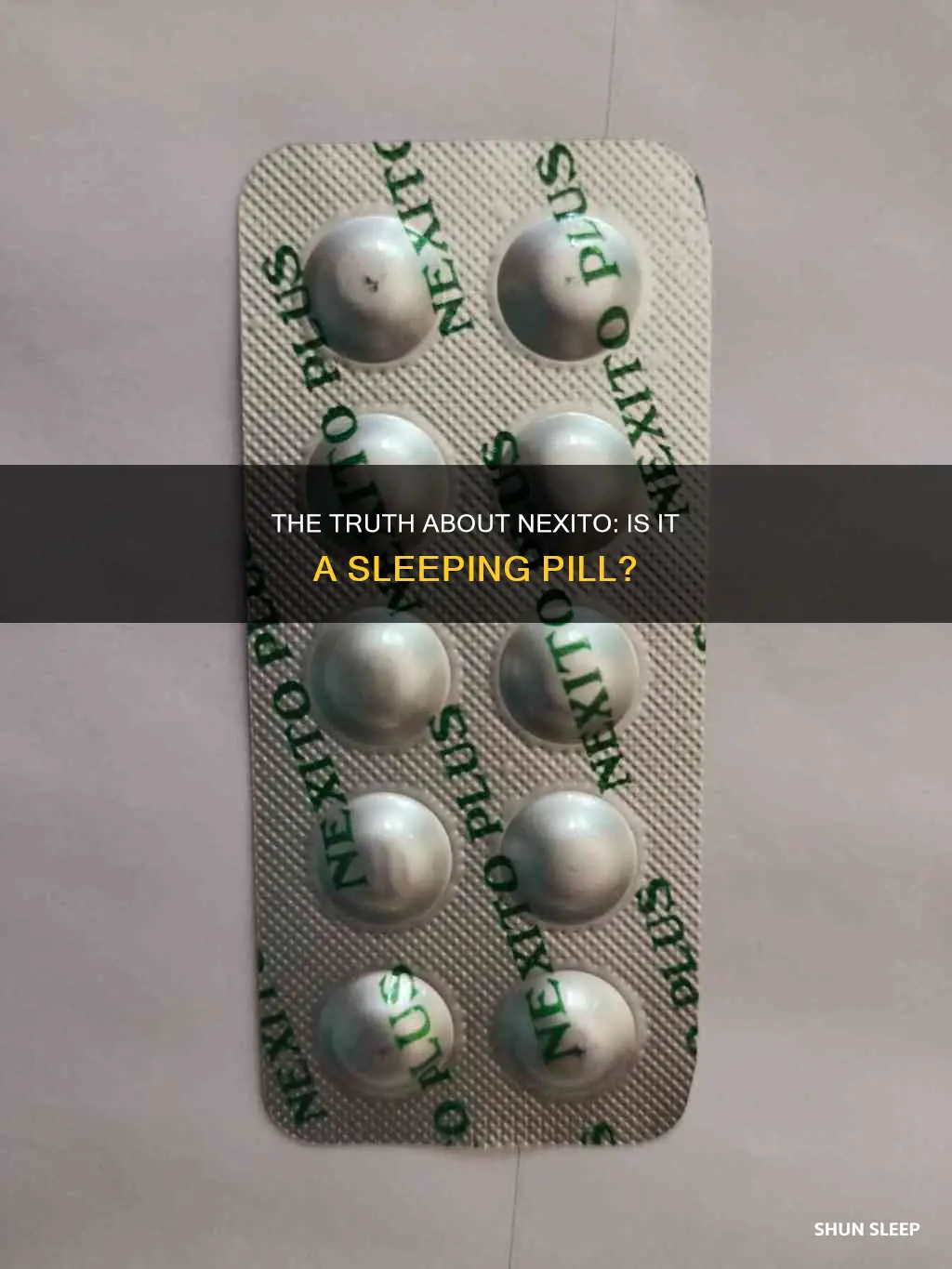 is nexito ls a sleeping pill