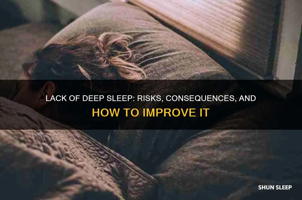 is not getting deep sleep bad