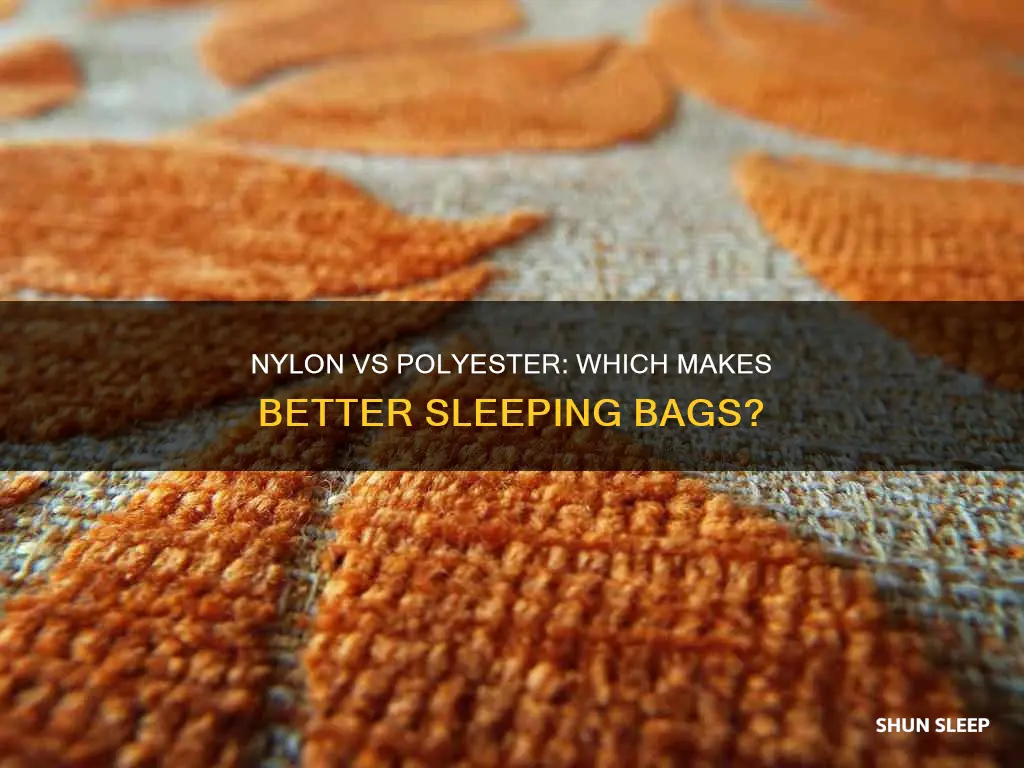 is nylon or polyester better for backpacking sleeping bags