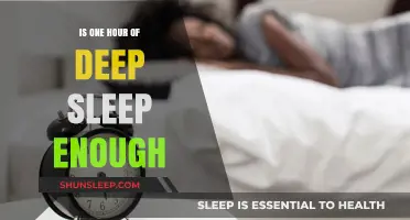 Unlocking Restorative Power: Is One Hour of Deep Sleep Enough?