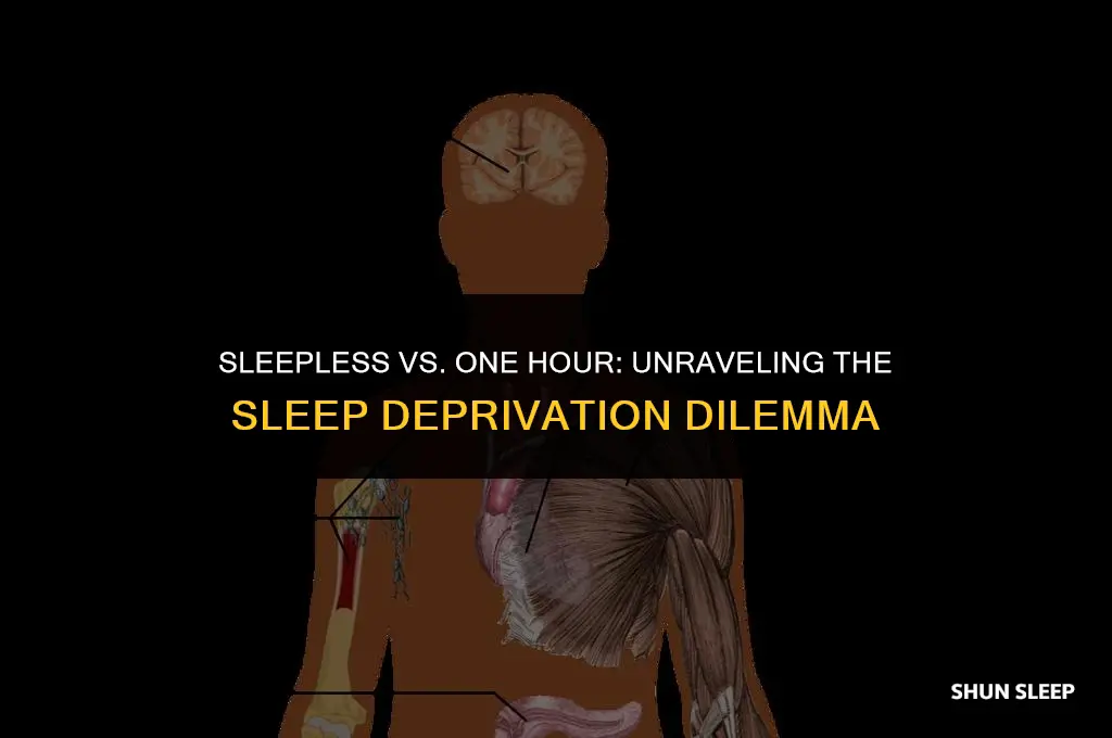 is one hour of sleep better than no sleep
