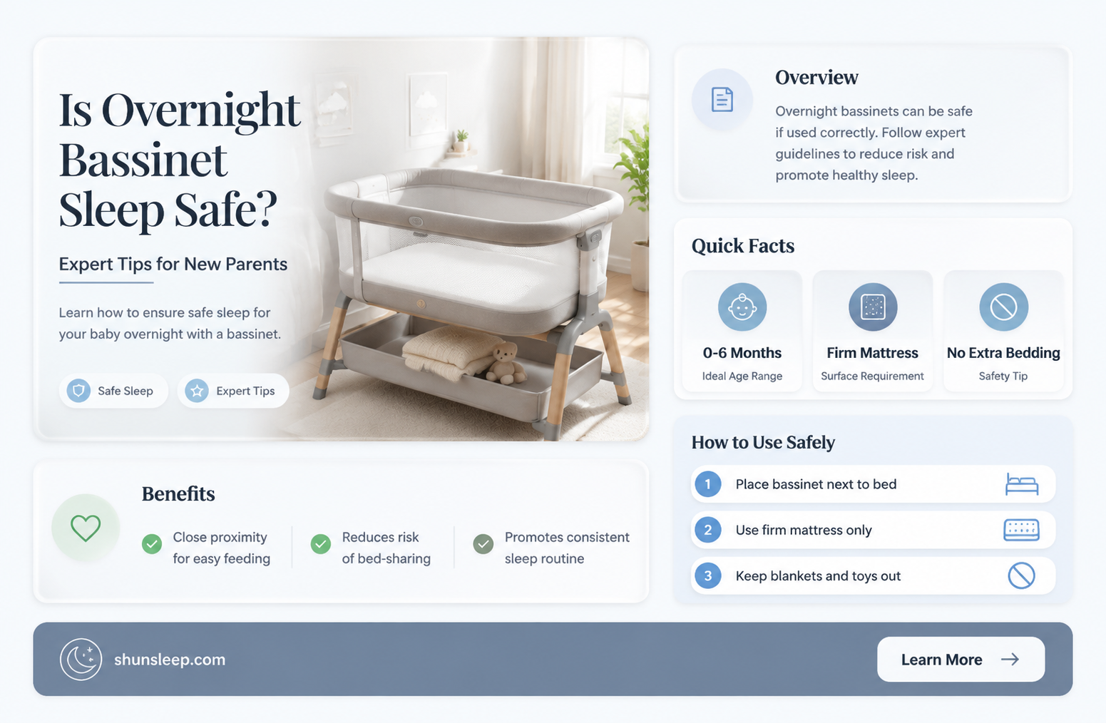 can a baby sleep in a bassinet overnight