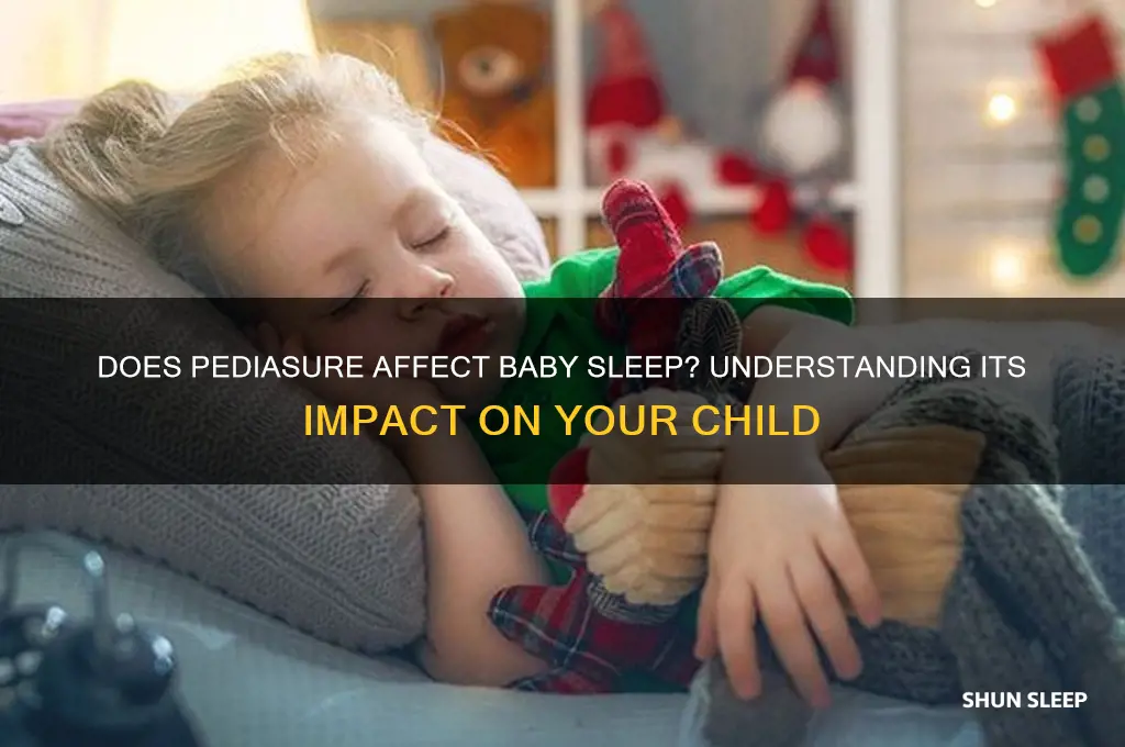 is pediasure prevent g my baby to sleep