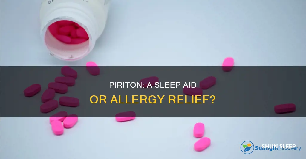 is piriton a sleeping pill
