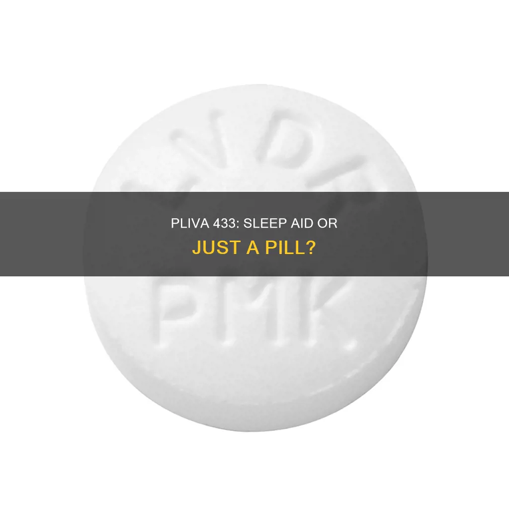 is pliva 433 a sleeping pill