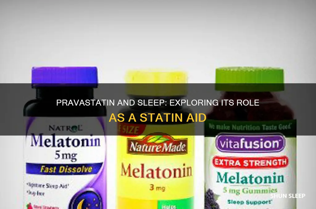 is pravastatin a statin that helps sleep