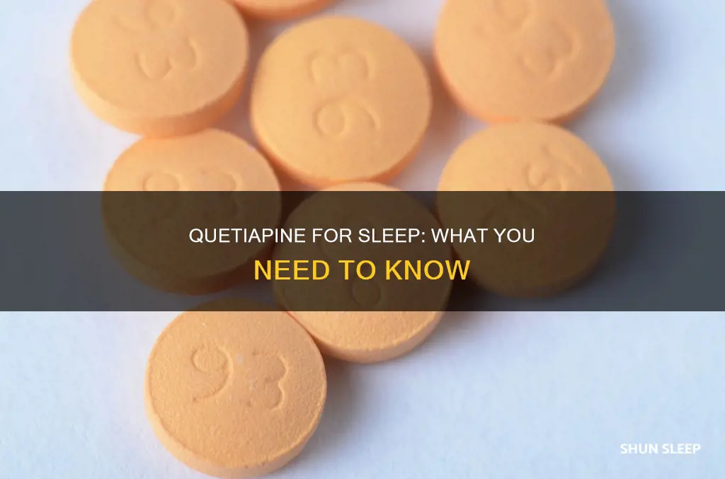 is quetiapine used for sleep