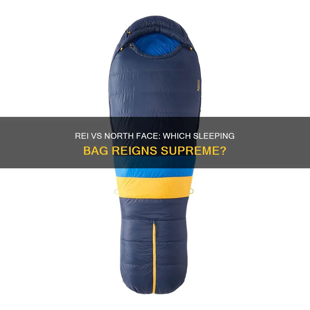 is rei sleeping bag better than north face