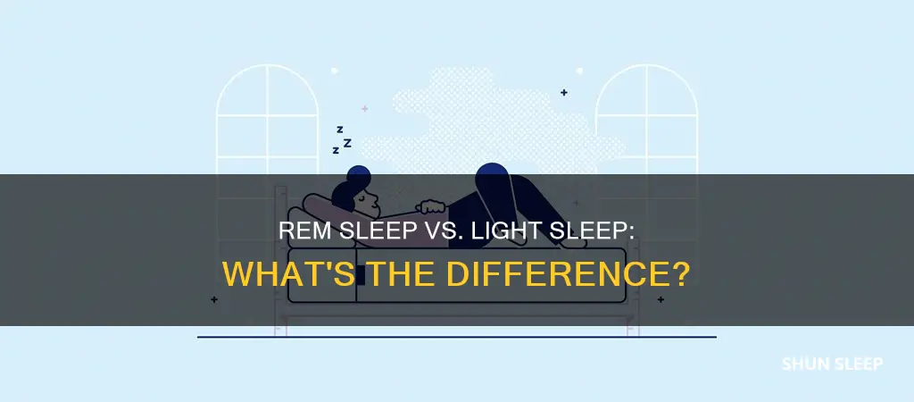 is rem lighter than light sleep