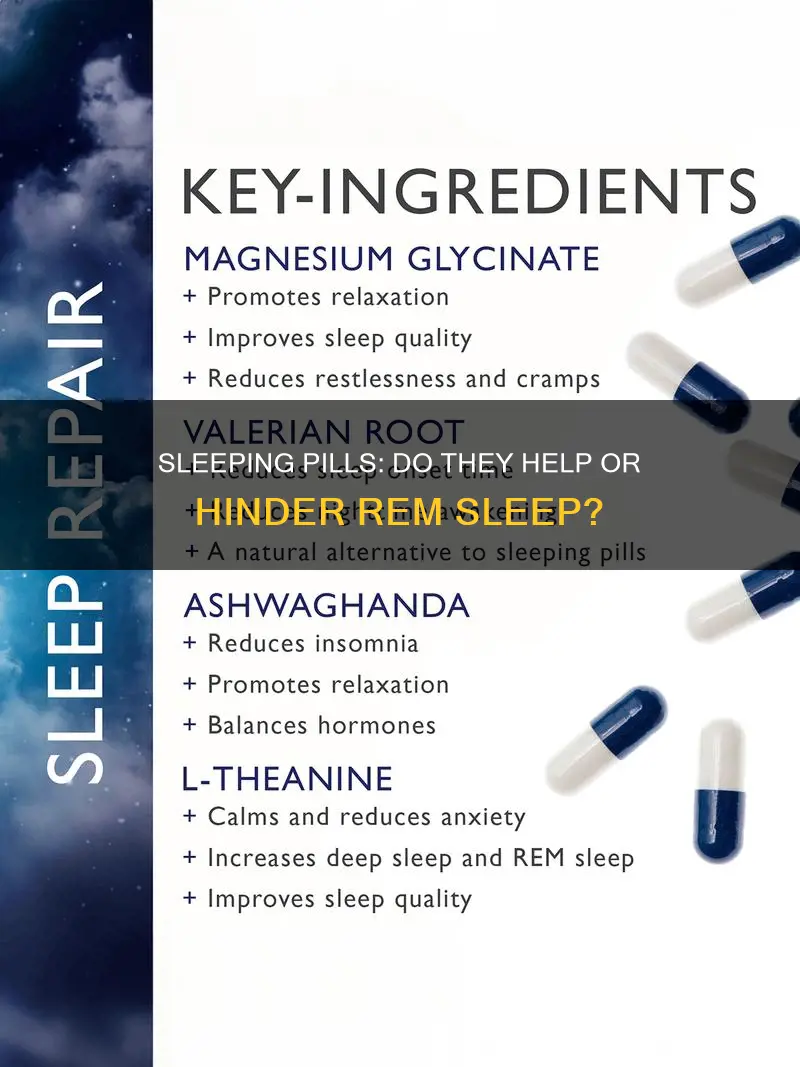 is rem sleep facilitated by sleeping pills