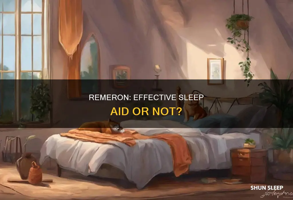 is remeron used as a sleep aid