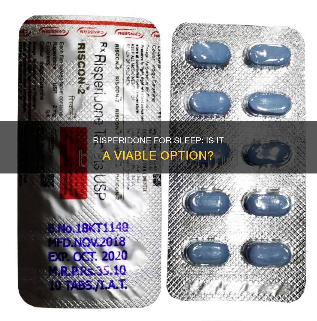 is risperidone used as a sleep aid