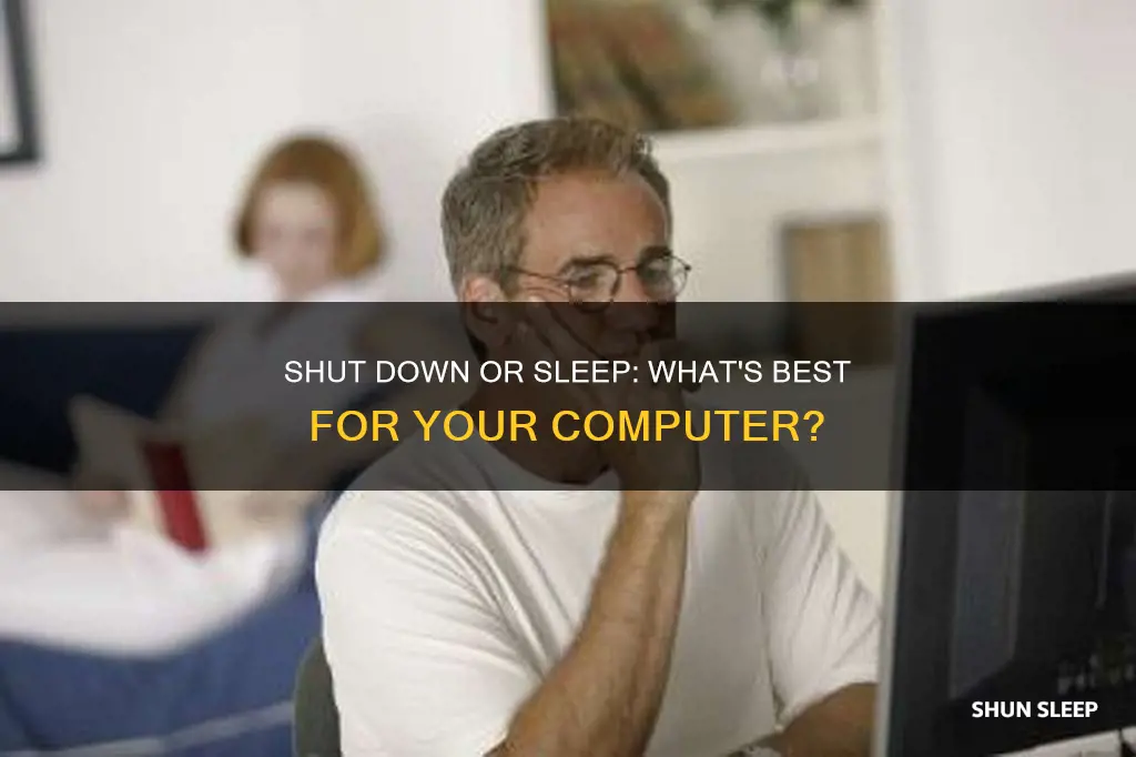is shutting down a computer overnight better than sleep