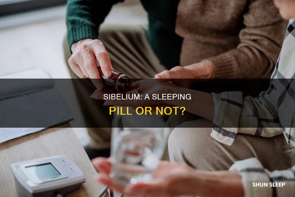 is sibelium a sleeping pill
