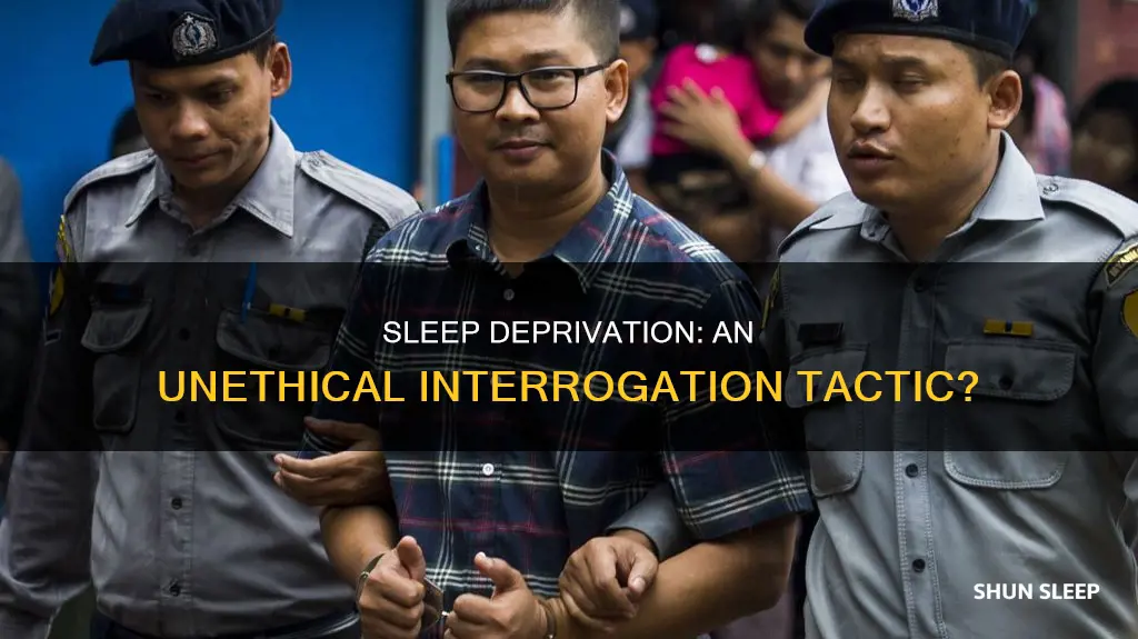 is sleep deprivation used as interrigation
